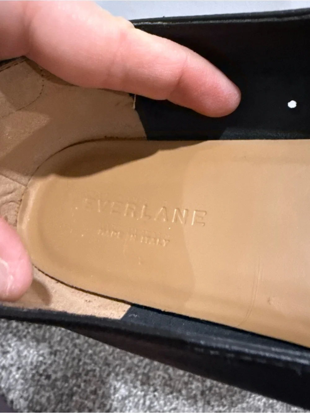 Everlane The Day Glove black leather ballet flats, size 8 - Picture 13 of 14